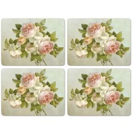 Róże Podkładki duże 4 szt.