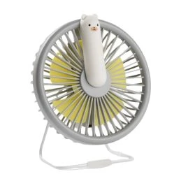 Miś Wiatraczek Lampka Szara