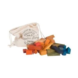 Drewniane Klocki w Worku –...