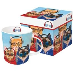 Koty Kubek Porcelanowy w...