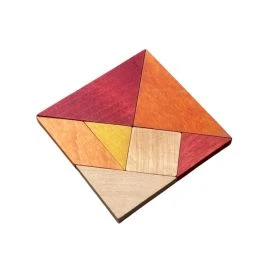 Drewniany Tangram w...