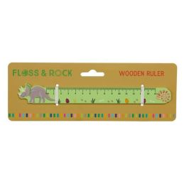 Drewniana linijka - Dinozaury